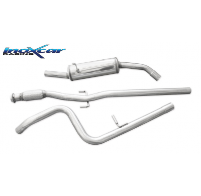 Tubo central directo + Escape trasero Grupo.N54 Ø PEUGEOT 208 GTI 1.6 (200cv) SIN homologacion Inoxcar