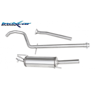 Tubo de sustitución del catalizador + Tubo central directo + Escape trasero Grupo.N50 Ø VOLKSWAGEN GOLF III GTI 2.0 8V 1998-- SI