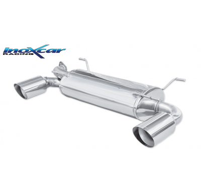 Escape trasero deportivo 1X114 RACING Salida Izq. + Dcha. SUBARU BRZ 2.0i (200CV) 2017-- CON Homologacion Europea Inoxcar