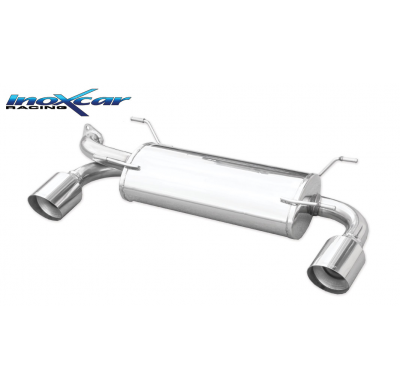 Escape trasero deportivo 1X102 RACING Salida Izq. + Dcha. TOYOTA GT 86 2.0i (200CV) 2017-- CON Homologacion Europea Inoxcar