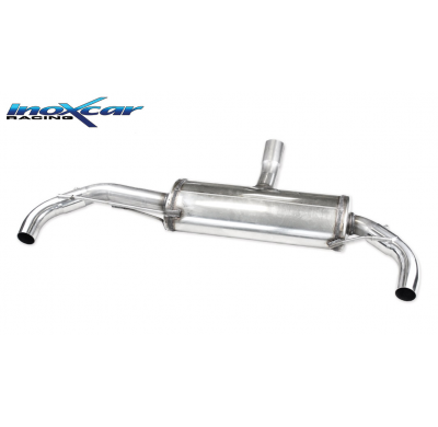 Silenciador trasero deportivo  Salida Izq. + Dcha. MERCEDES CLASSE A (Type W176)   CON homologacion Inoxcar