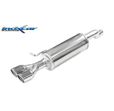 Escape trasero deportivo 2X80 X-RACE VOLKSWAGEN POLO (type AW) 2.0 GTI (200cv) 2018-- PENDIENTE de Homologacion Europea Inox