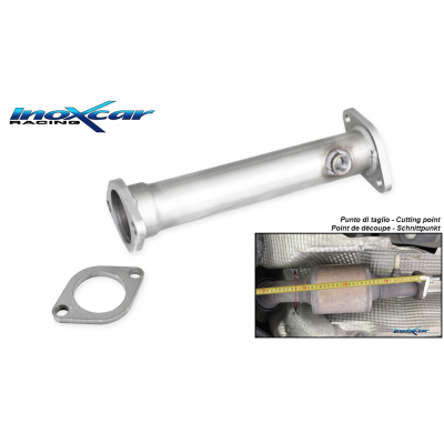 Tubo de sustitución del catalizador MINI COOPER 1.6 S (170CV) 2001-2006 Ø 57 (Type R53) SIN homologacion Inoxcar