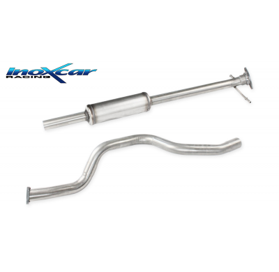 Tubo central con silenciador SUZUKI SWIFT 1.6 VVT SPORT (136CV) 2012-- Ø 50 SIN homologacion Inoxcar