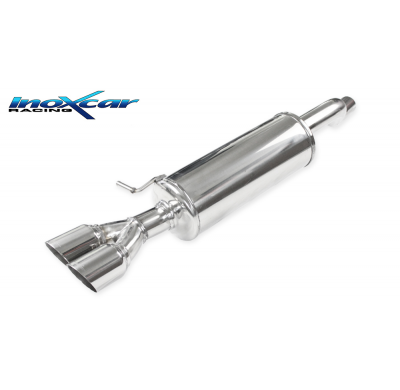 Escape trasero deportivo 2X80 RACING VOLKSWAGEN POLO (type AW) 2.0 GTI (200cv) 2018-- PENDIENTE de Homologacion Europea Inox