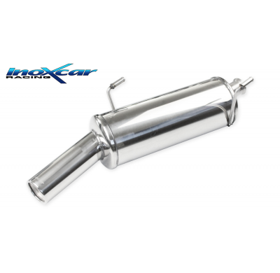 Escape trasero deportivo 1X80 PEUGEOT 206 1.4 (75CV) 2001-2006 CON Homologacion Europea Inoxcar