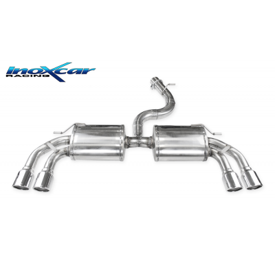 Escape trasero deportivo 2X80 X-RACE Salida Izq. + Dcha. AUDI A3 (Type 8V) SPORTBACK S3 2.0i TFSI (300cv) QUATTRO 2013-- CON