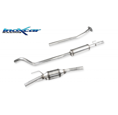 Tubo de sustitución del catalizador + Tubo central directoS + Escape trasero gr. N50 Ø OPEL CORSA B 1.6 16V GSI (106cv) 1994-200