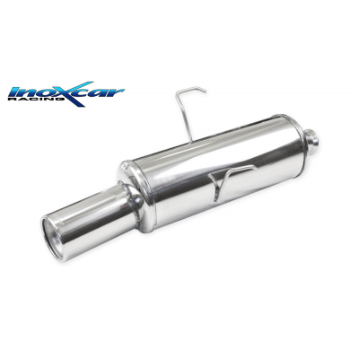 Escape trasero deportivo 1X102 PEUGEOT 106 2° serie 1.1 (60CV) 1996-2000 CON Homologacion Europea Inoxcar