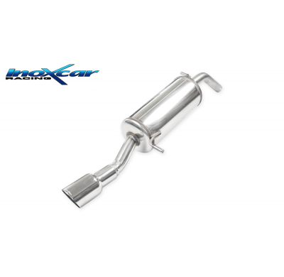 Escape trasero deportivo 1X90 RACING PEUGEOT 208 1.2 (110cv) 2016-- PENDIENTE de Homologacion Europea Inoxcar