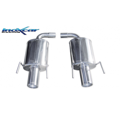 Escape trasero deportivo 1X102 Salida Izq. + Dcha. ALFA ROMEO 159 2.2 JTS (185CV) 2005-- Ø 55 CON Homologacion Europea Inoxc