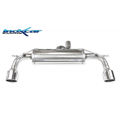 Escape trasero deportivo 1X100 X-RACE Salida Izq. + Dcha. MERCEDES CLASSE A (Type W176) 250 SPORT 2.0 TURBO (211cv) 2WD 2012