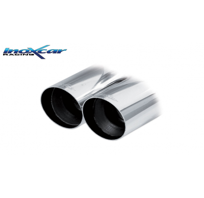 Escape trasero sin silenciador 2X80 RACING SEAT LEON (Type 5F) 1.5 FR (150cv) (Ponte torcente) 2018-- Inoxcar SIN HOMOLOGACION