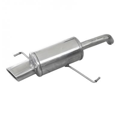 Escape trasero deportivo 1X120X80 ALFA ROMEO 147 1.9 JTD (115CV-140CV) 2002-2004 Ø 54 CON Homologacion Europea Inoxcar