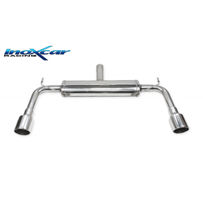 Escape trasero 1X100 X-RACE Salida Der. + Izq. ALFA ROMEO GIULIETTA 1750 Tbi (240cv) 2016--  VELOCE    Inoxcar V