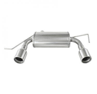 Escape trasero deportivo 1X102 Salida Izq. + Dcha. AUDI TT (Type 8N) 1.8 TURBO QUATTRO (225CV) 1999-2005 Ø 60 CON Homologaci