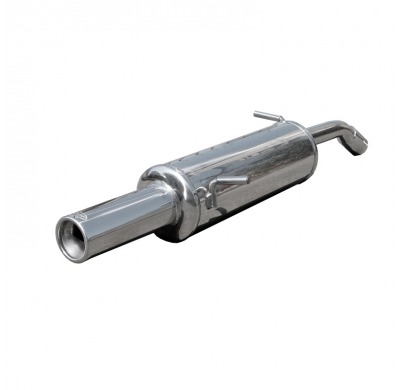 Escape trasero deportivo 1X80 CITROEN C3 1.1 (60CV) 2001-2008 Ø 40 CON Homologacion Europea Inoxcar