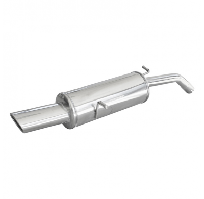 Escape trasero deportivo 1X120X80 CITROEN DS3 1.6 TURBO RACING (207CV) 2011-- Ø 55 CON Homologacion Europea Inoxcar