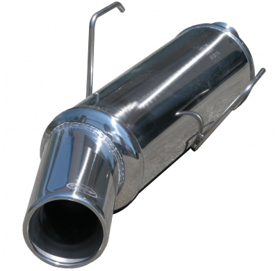 Escape trasero deportivo 1X102 CITROEN SAXO 1.6 8V (98CV) 1999-- CON Homologacion Europea Inoxcar