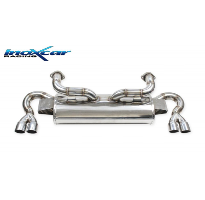 Escape trasero 2X60 RACING Salida Der. + Izq. FERRARI  MONDIAL T 3.4 (300cv) 1989--NEW Inoxcar SIN HOMOLOGACION