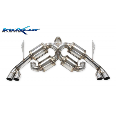 Escape trasero 2X60 RACING Salida Der. + Izq. FERRARI  F355 GTS TARGA 3.5 (381cv) 1994-1999 Inoxcar SIN HOMOLOGACION