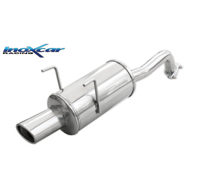 Escape trasero deportivo 1X90X70 FIAT 500 1.4 16V (100CV) 2007-- Ø 48 CON Homologacion Europea Inoxcar