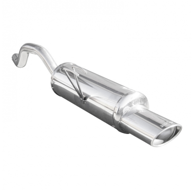 Escape trasero deportivo 1X120X80 FIAT PUNTO (Type 188) 1.2 16V SPORTING (80CV) 1999-2003 Ø 42 CON Homologacion Europea Inox