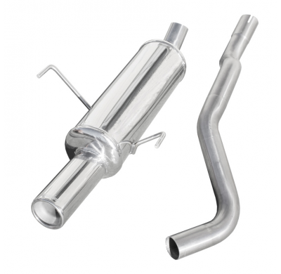 Escape trasero deportivo 1X80 FIAT PUNTO (Type 188) 1.9 JTD (86CV) 1999-2003 Ø 50 CON Homologacion Europea Inoxcar