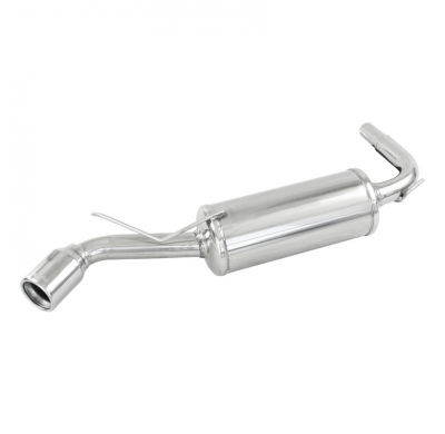 Escape trasero deportivo 1X80 FIAT SEICENTO 0.9 (39CV) / 1.1 SPORTING (54CV) 1998-- CON Homologacion Europea Inoxcar