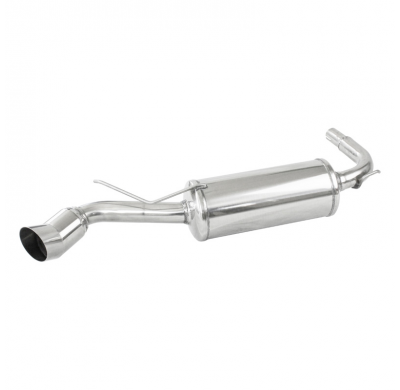 Escape trasero deportivo 1XDTM FIAT SEICENTO 0.9 (39CV) / 1.1 SPORTING (54CV) 1998-- CON Homologacion Europea Inoxcar