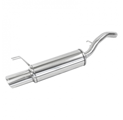 Escape trasero deportivo 1X120X80 FIAT STILO 2.4 20V ABARTH (170CV) 2003-2006 Ø 52 CON Homologacion Europea Inoxcar