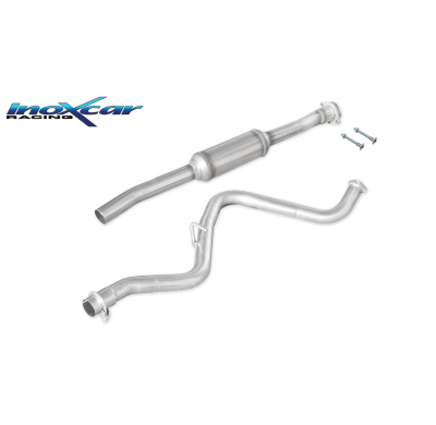 Tubo central con silenciador SUBARU IMPREZA 4WD 2.0D BOXER DIESEL (150CV) 2009-- Ø 54 SIN homologacion Inoxcar