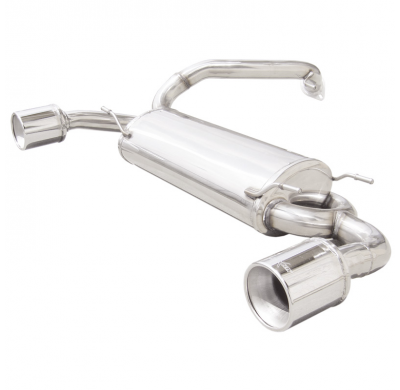 Escape trasero deportivo 1X120 MEGA Salida Izq. + Dcha. MAZDA MAZDA 3 2.3 TURBO DI 16V MPS (260CV) 2010-- CON Homologacion E