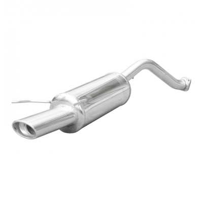 Escape trasero deportivo 1X120X80 MG ZR 115 TD (113CV) 2003-2005 CON Homologacion Europea Inoxcar