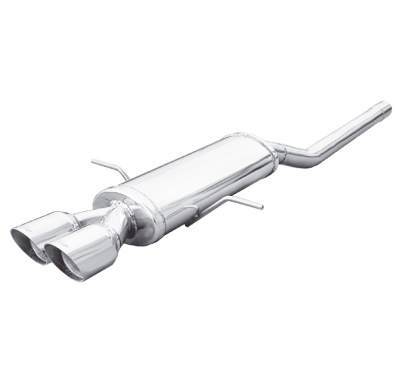 Escape trasero deportivo CEN 2X80 RACING MINI COOPER 1.6 J.COOPER WORKS (211CV) 2009-2012 (Type R56) CON Homologacion Europe