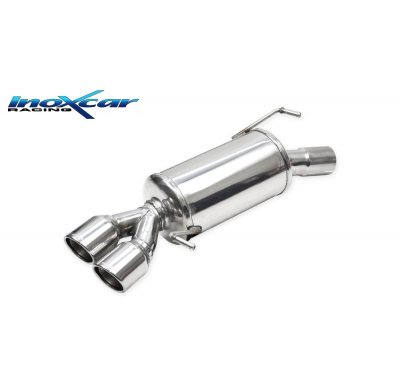 Escape trasero deportivo 2X80 X-RACE AUDI A4 (Type 8K) B8 2.0 TFSi 4WD (211cv) 2008-- SIN homologacion Inoxcar