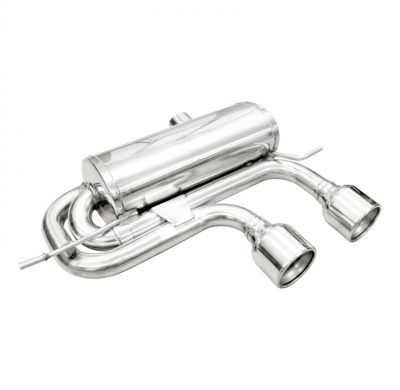 Escape trasero deportivo 1X102 Salida Izq. + Dcha. VOLKSWAGEN GOLF 5 R32 3.2 V6 (250CV) 2004-- SIN homologacion Inoxcar