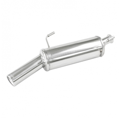 Escape trasero deportivo 1X80 PEUGEOT 206 HDI HDI 2.0 (90CV) 2000-2005 CON Homologacion Europea Inoxcar