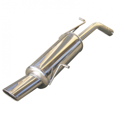Escape trasero deportivo 1X120X80 PEUGEOT 207 1.6 16V THP (150CV) 2006-- Ø 50 CON Homologacion Europea Inoxcar