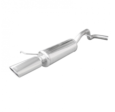 Escape trasero deportivo 1X120X80 SEAT LEON (Type 1M) 1.6 8V (100CV) 2000-- CON Homologacion Europea Inoxcar