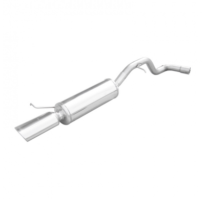 Escape trasero deportivo 1X120X80 SEAT LEON (Type 1M) 1.9 TDI (150CV) 2003-- Ø 55 SIN homologacion Inoxcar