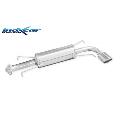 Escape trasero deportivo 1X120X80 SUBARU IMPREZA 4WD 2.5 WRX (265CV) 2008-- SIN homologacion Inoxcar