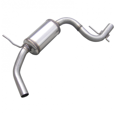 Tubo central con silenciador VOLKSWAGEN GOLF 6 1.4 TSI (160CV) 2009-- Ø 55 CON Homologacion Europea Inoxcar