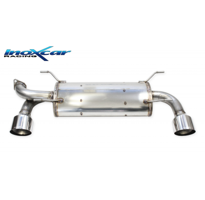 Escape trasero 1X114 RACING Salida Der. + Izq. - SALDATURA TIG / TIG WELDED TOYOTA GT 86 2.0 (200CV) 2012-- Inoxcar CON HOMOLOGA