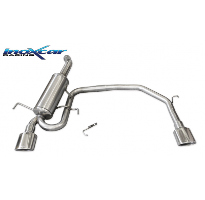 Silenciador trasero deportivo  duplex 1X120X80 ALFA ROMEO 156 3.2 GTA (250CV) 2002-- CON Homologacion Europea Inoxcar