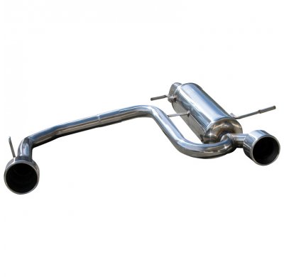 Silenciador trasero deportivo  duplex 1X102 CITROEN C2 1.6 16V VTR (110CV) 2003-- Ø 45 CON Homologacion Europea Inoxcar