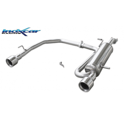 Silenciador trasero deportivo  duplex 1X102 CITROEN C3 1.4 HDI (70CV-92CV) 2001-2008 Ø 50 CON Homologacion Europea Inoxcar