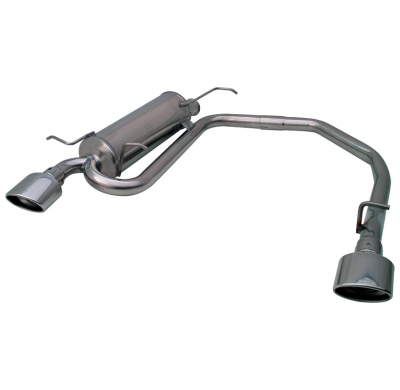 Silenciador trasero deportivo  duplex 1X120X80 CITROEN XSARA 1.6 16V (110CV) --2003 CON Homologacion Europea Inoxcar