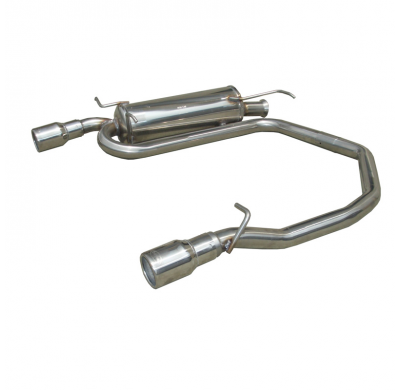 Silenciador trasero deportivo  duplex 1X102 CITROEN XSARA 1.4 HDI (70CV) --2004 CON Homologacion Europea Inoxcar