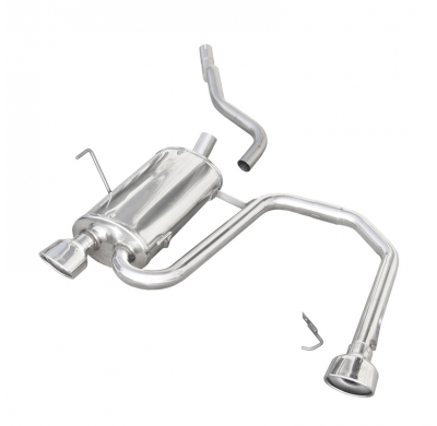 Silenciador trasero deportivo  duplex 1X120X80 FIAT PUNTO (Type 188) 1.8 16V HGT (131CV) 1999-2003 Ø 50 CON Homologacion Europea